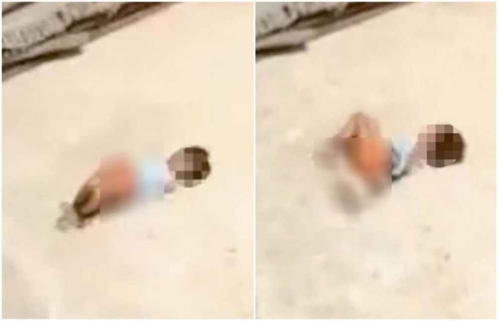 O mamă diabolică şi-a legat fetiţa de 5 ani cu o frânghie și a lăsat-o în soare, pe terasă, pentru că „nu și-a terminat temele”